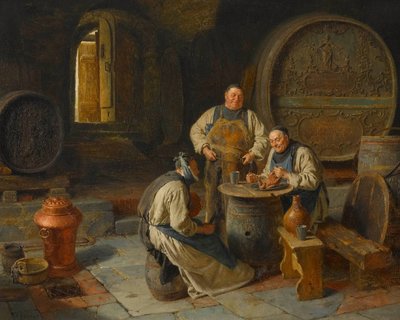 The Backhand by Eduard von Grutzner